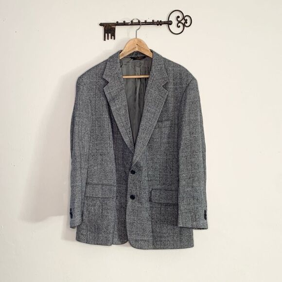 Brooks Brothers houndstooth Gray Men's Blazer